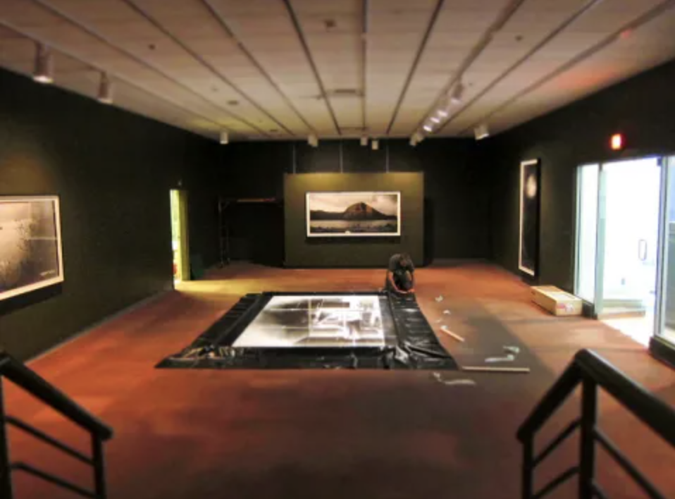 Installation of performative dark room George Eastman Museum